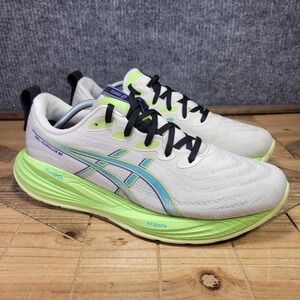Asics Gel-Cumulus 27 Shoes Mens 11.5 Birch/Lime Green Daily Road Running Shoes